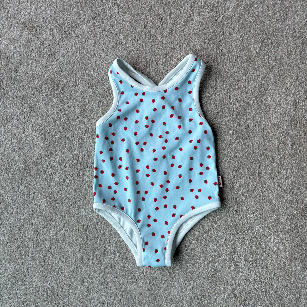 Toddler Cross Back Strawberry One - Piece Swimsuit (1 - 5y) - 2 Colors kids outfit