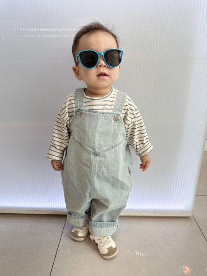 Toddler Denim Overalls (1 - 7y) - Blue - AT NOON STORE
