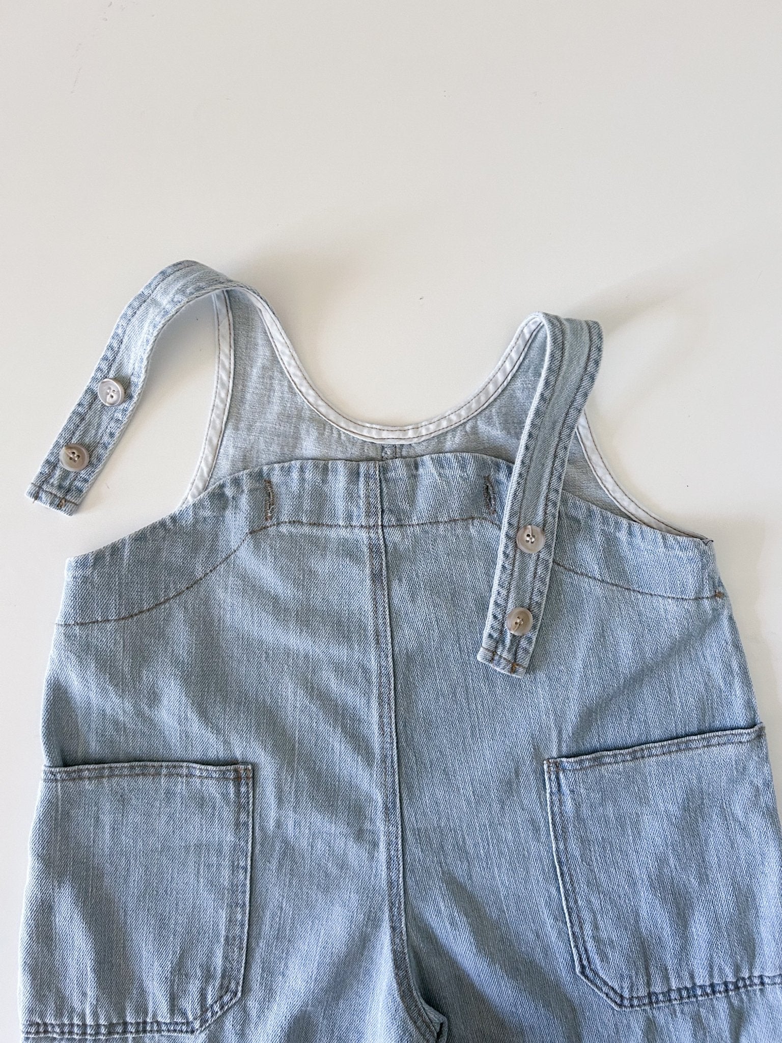 Toddler Denim Short Overalls (1 - 6y) - Blue kids outfit