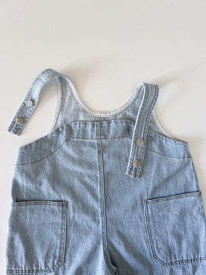 Toddler Denim Short Overalls (1 - 6y) - Blue kids outfit