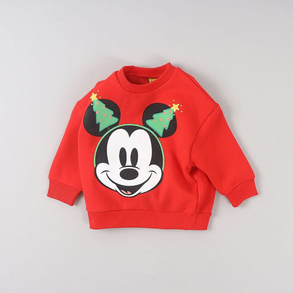 Toddler Disney Christmas Tree Mickey Sweatshirt (2 - 7y) - 2 Colors kids outfit