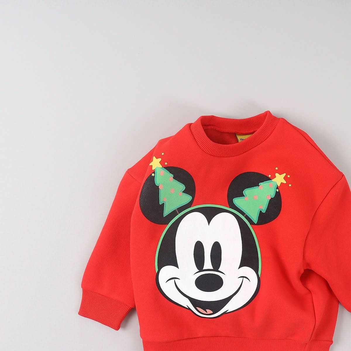 Toddler Disney Christmas Tree Mickey Sweatshirt (2 - 7y) - 2 Colors kids outfit
