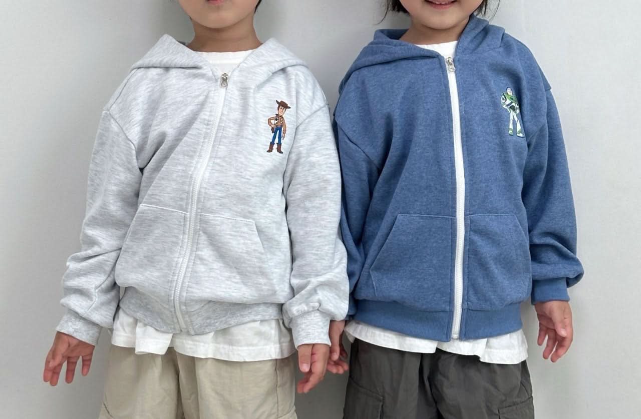 Toddler Disney Friends Long Sleeve Zip - Up Hoodie (2 - 7y) - 5 Colors kids outfit