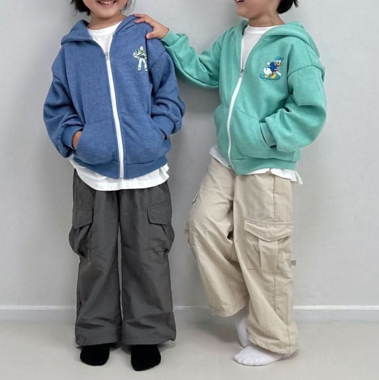 Toddler Disney Friends Long Sleeve Zip - Up Hoodie (2 - 7y) - 5 Colors kids outfit