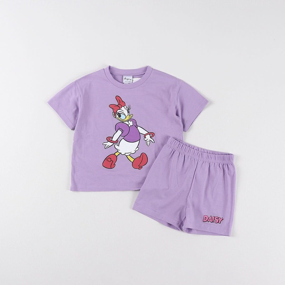 Toddler Disney Friends Short Sleeve Top and Shorts Set (2 - 8y) - 6 Colors kids outfit