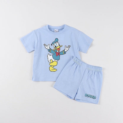 Toddler Disney Friends Short Sleeve Top and Shorts Set (2 - 8y) - 6 Colors kids outfit
