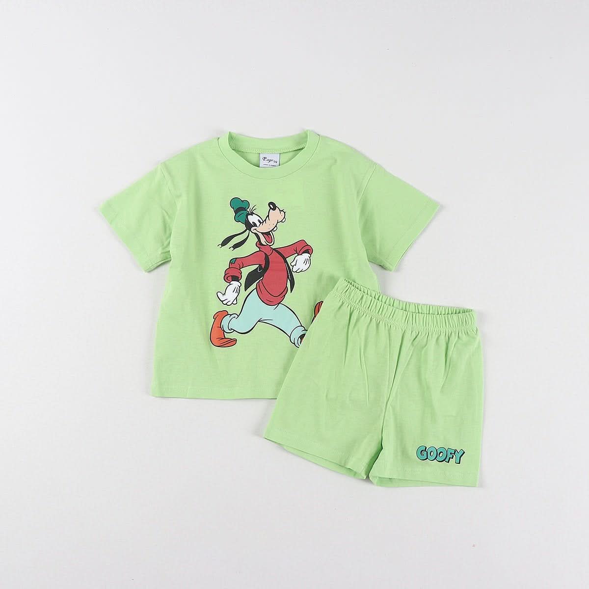 Toddler Disney Friends Short Sleeve Top and Shorts Set (2 - 8y) - 6 Colors kids outfit