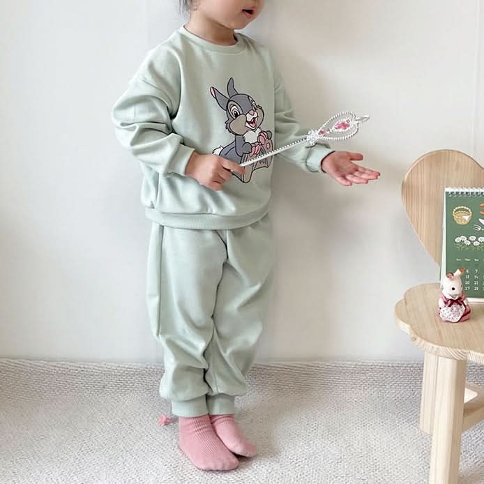 Toddler Disney Friends Sweatshirt and Jogger Pants Set (4 - 6y) - 6 Colors kids outfit