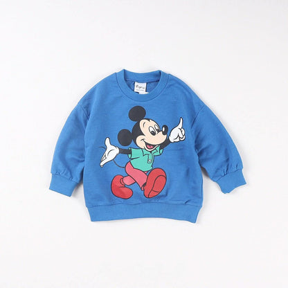 Toddler Disney Friends Sweatshirt and Shorts Set (2 - 12y) - 6 Colors kids outfit