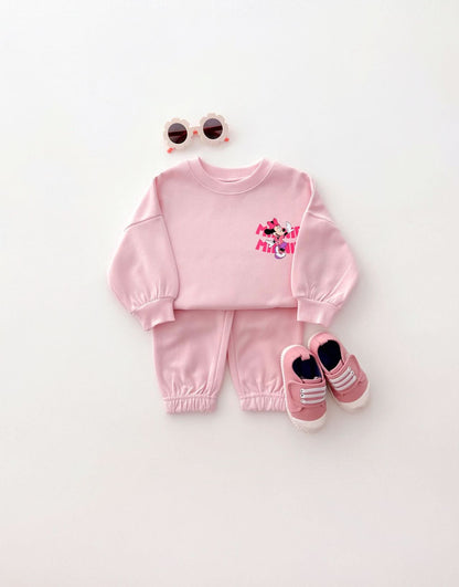 Toddler Disney Fun Friends Sweatshirt and Pants Set (1-5y) - 5 Colors kids outfit