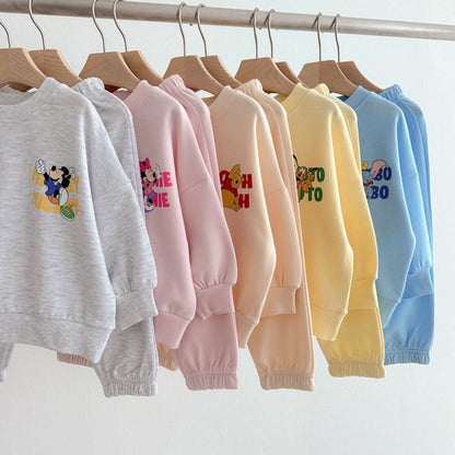 Toddler Disney Fun Friends Sweatshirt and Pants Set (1-5y) - 5 Colors kids outfit