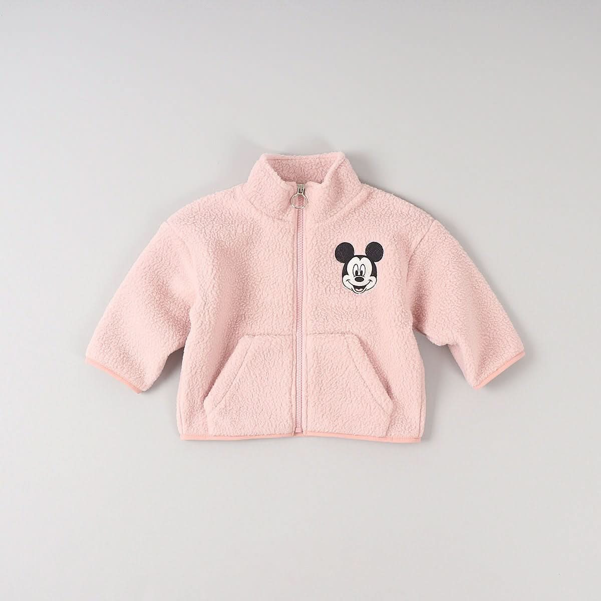 Toddler Disney Mickey Embroidery Fleece Zip - up Jacket (2 - 8y) - 6 Colors kids outfit