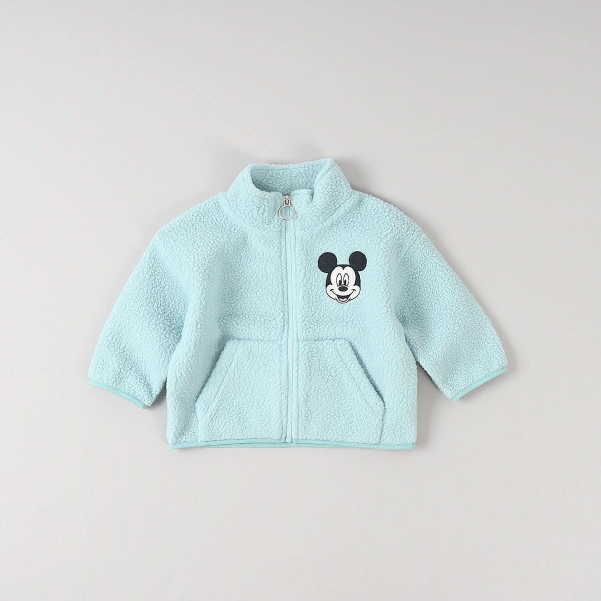 Toddler Disney Mickey Embroidery Fleece Zip - up Jacket (2 - 8y) - 6 Colors kids outfit