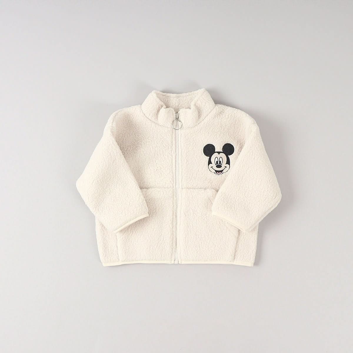 Toddler Disney Mickey Embroidery Fleece Zip - up Jacket (2 - 8y) - 6 Colors kids outfit
