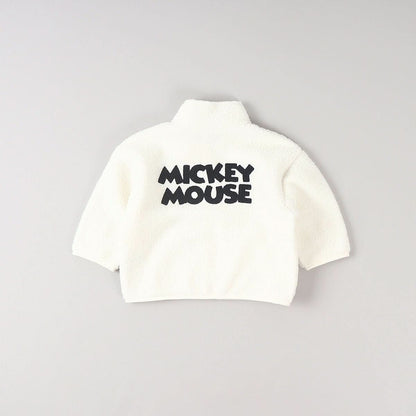 Toddler Disney Mickey Embroidery Fleece Zip - up Jacket (2 - 8y) - 6 Colors kids outfit