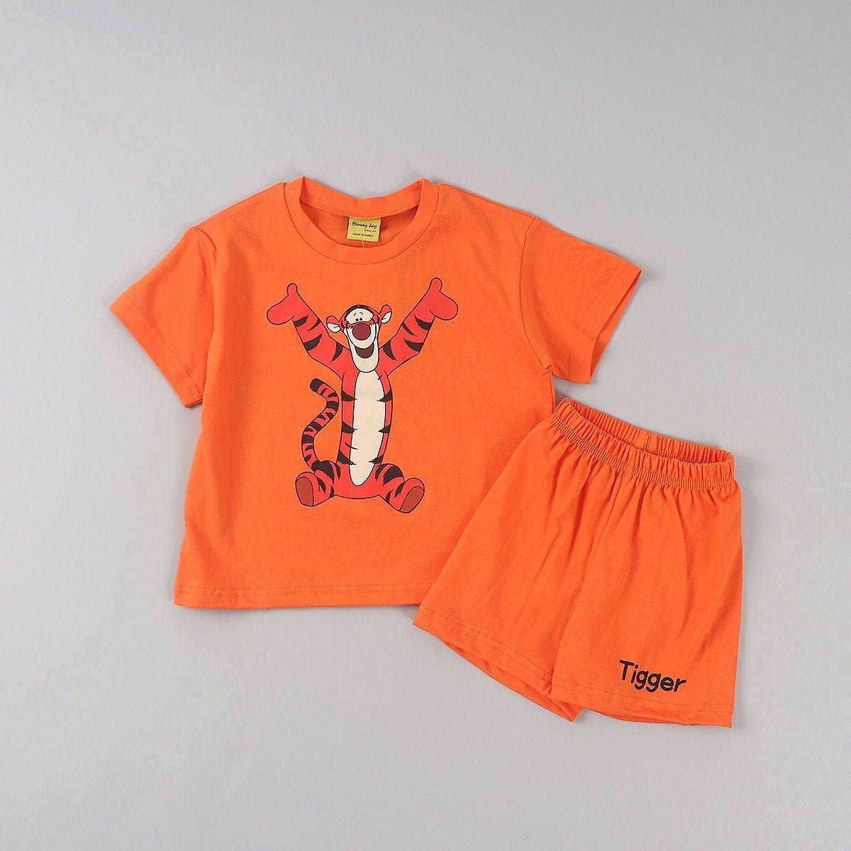 Toddler Disney Pooh and Friends Short Sleeve Top and Shorts Set (2 - 9y) - 4 Colors kids outfit