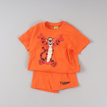 Toddler Disney Pooh and Friends Short Sleeve Top and Shorts Set (2 - 9y) - 4 Colors kids outfit