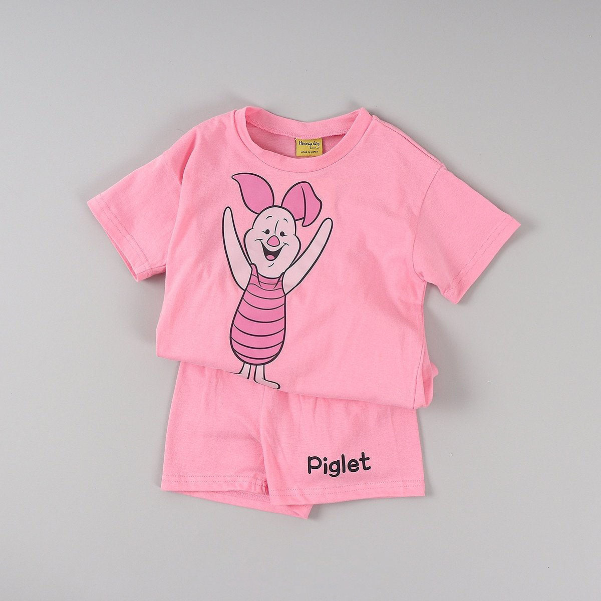 Toddler Disney Pooh and Friends Short Sleeve Top and Shorts Set (2 - 9y) - 4 Colors kids outfit
