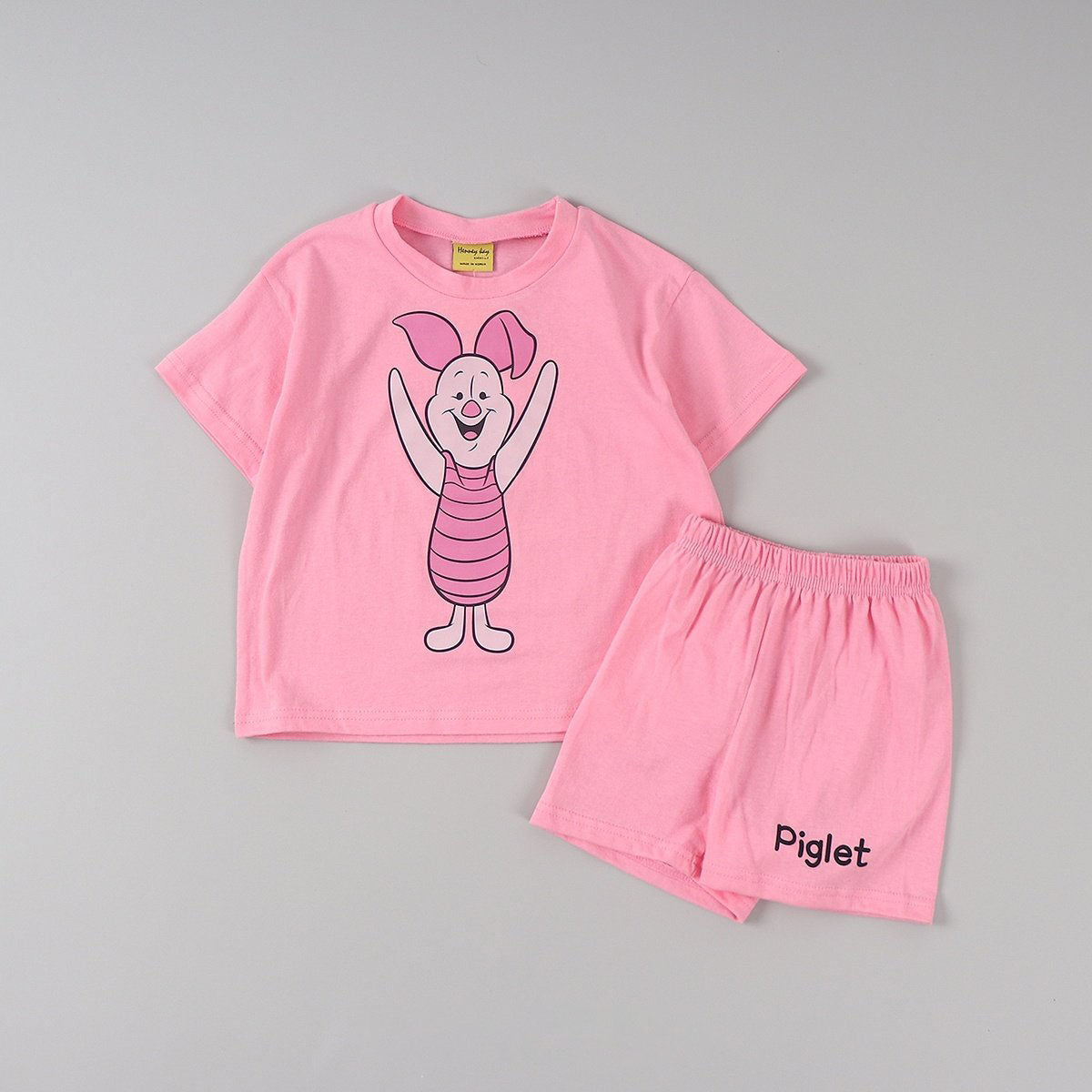 Toddler Disney Pooh and Friends Short Sleeve Top and Shorts Set (2 - 9y) - 4 Colors kids outfit