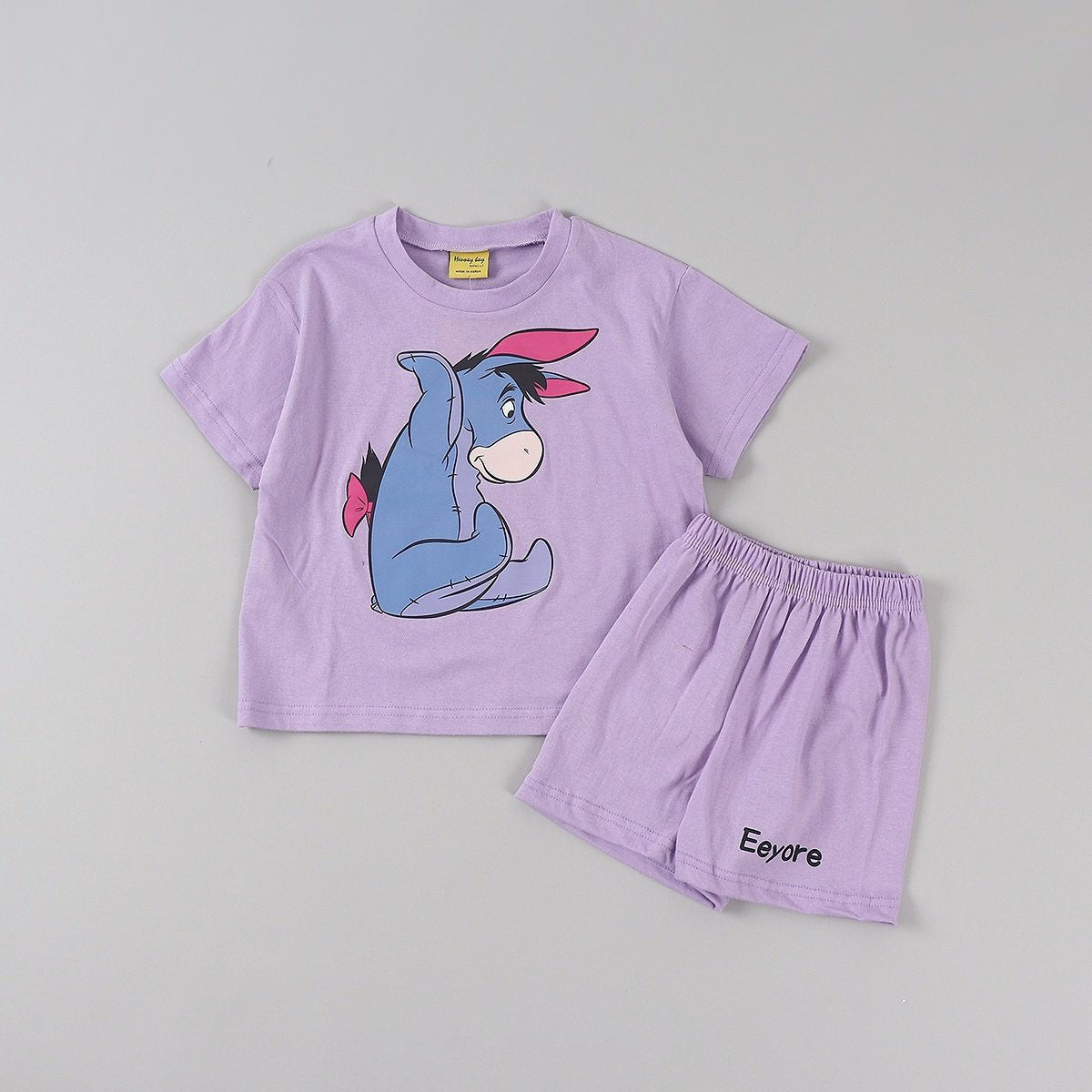 Toddler Disney Pooh and Friends Short Sleeve Top and Shorts Set (2 - 9y) - 4 Colors kids outfit