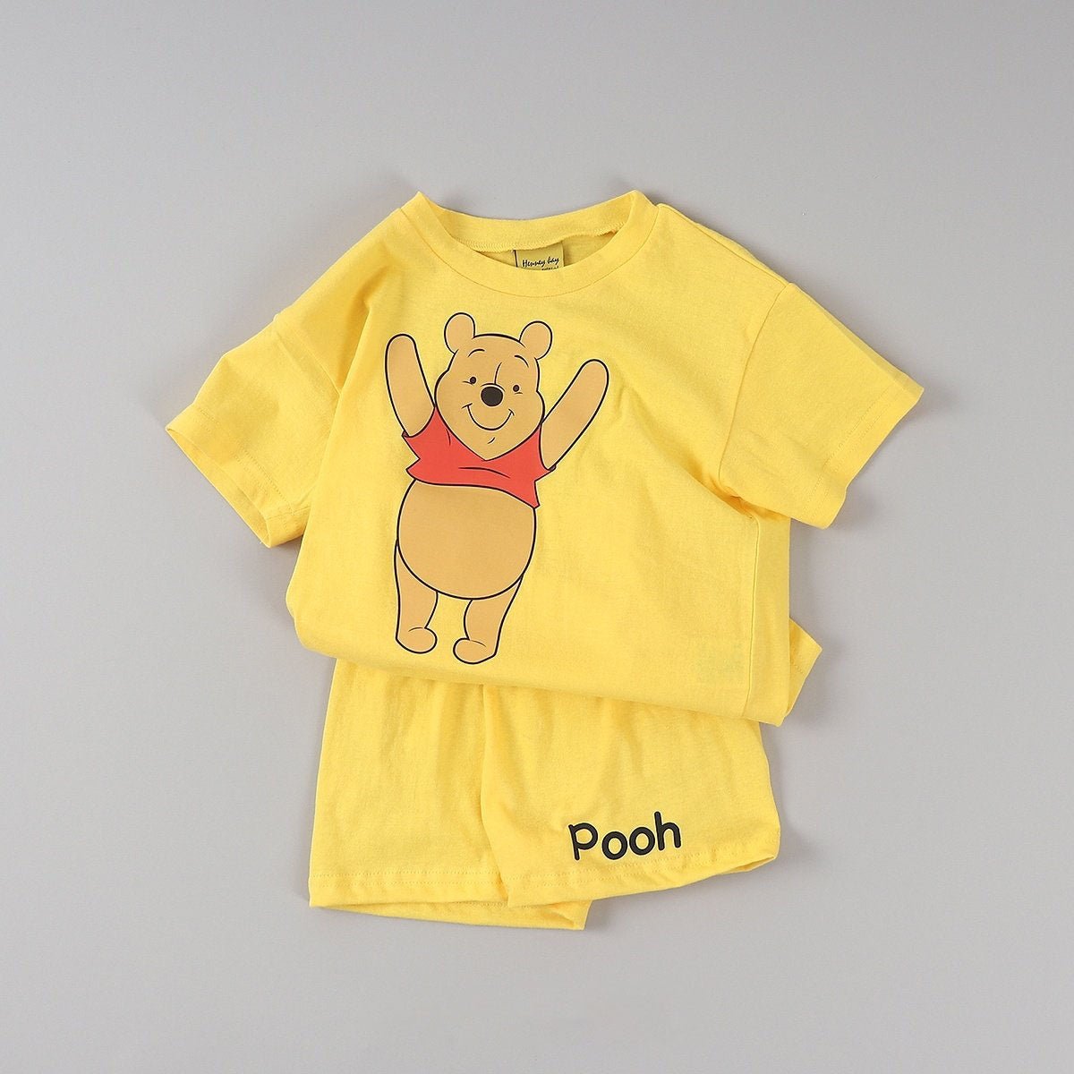 Toddler Disney Pooh and Friends Short Sleeve Top and Shorts Set (2 - 9y) - 4 Colors kids outfit