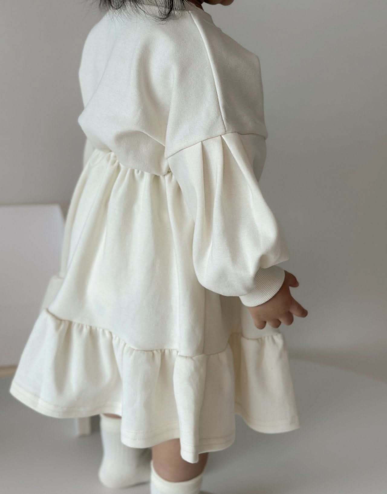 open lace back dress Toddler Disney Princess Sweatshirt Frill Dress (15m-6y)