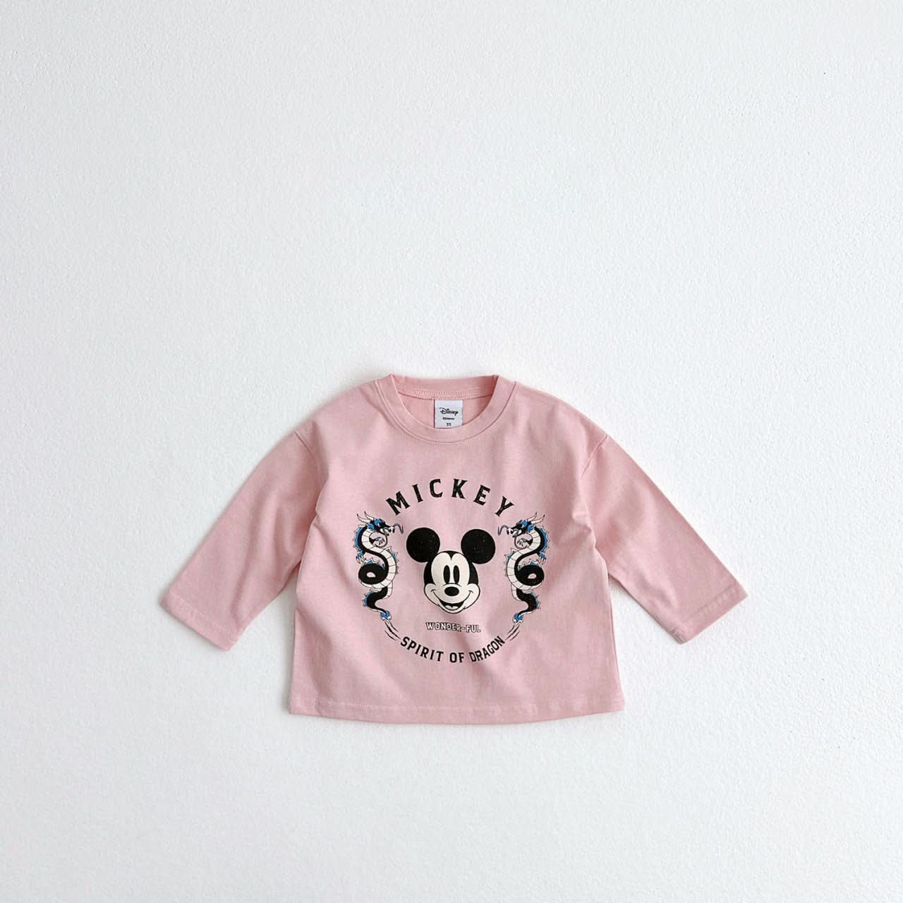 Toddler Disney Spirit of Dragon Mickey Long Sleeve Tee (1 - 6y) - 3 Colors kids outfit