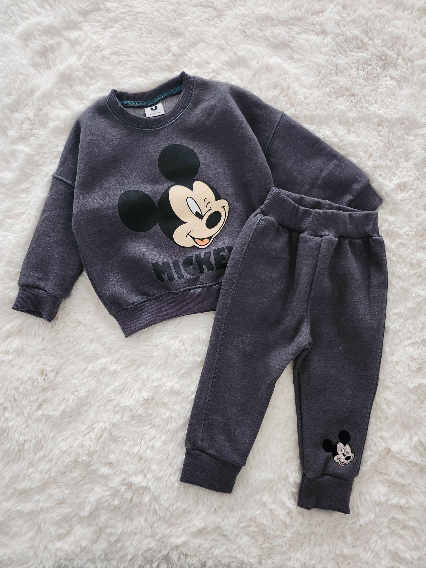 Toddler Disney Sweatshirt and Jogger Pants Set (2 - 7y) - 3 Colors kids outfit