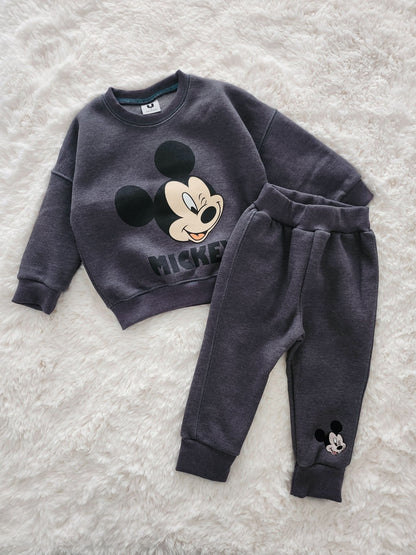 Toddler Disney Sweatshirt and Jogger Pants Set (2 - 7y) - 3 Colors kids outfit