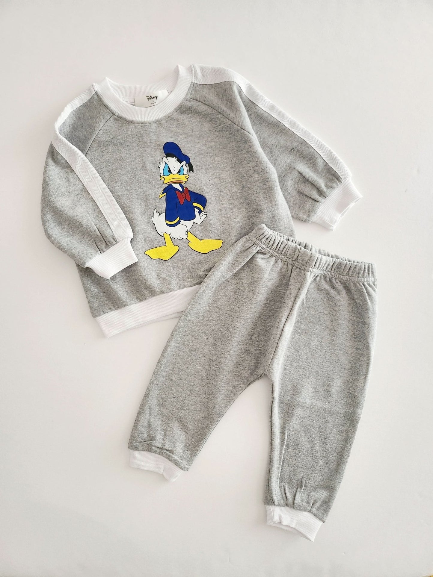 Toddler Disney Taped Sweatshirt and Pants Set (1 - 5y) - 3 Colors kids outfit