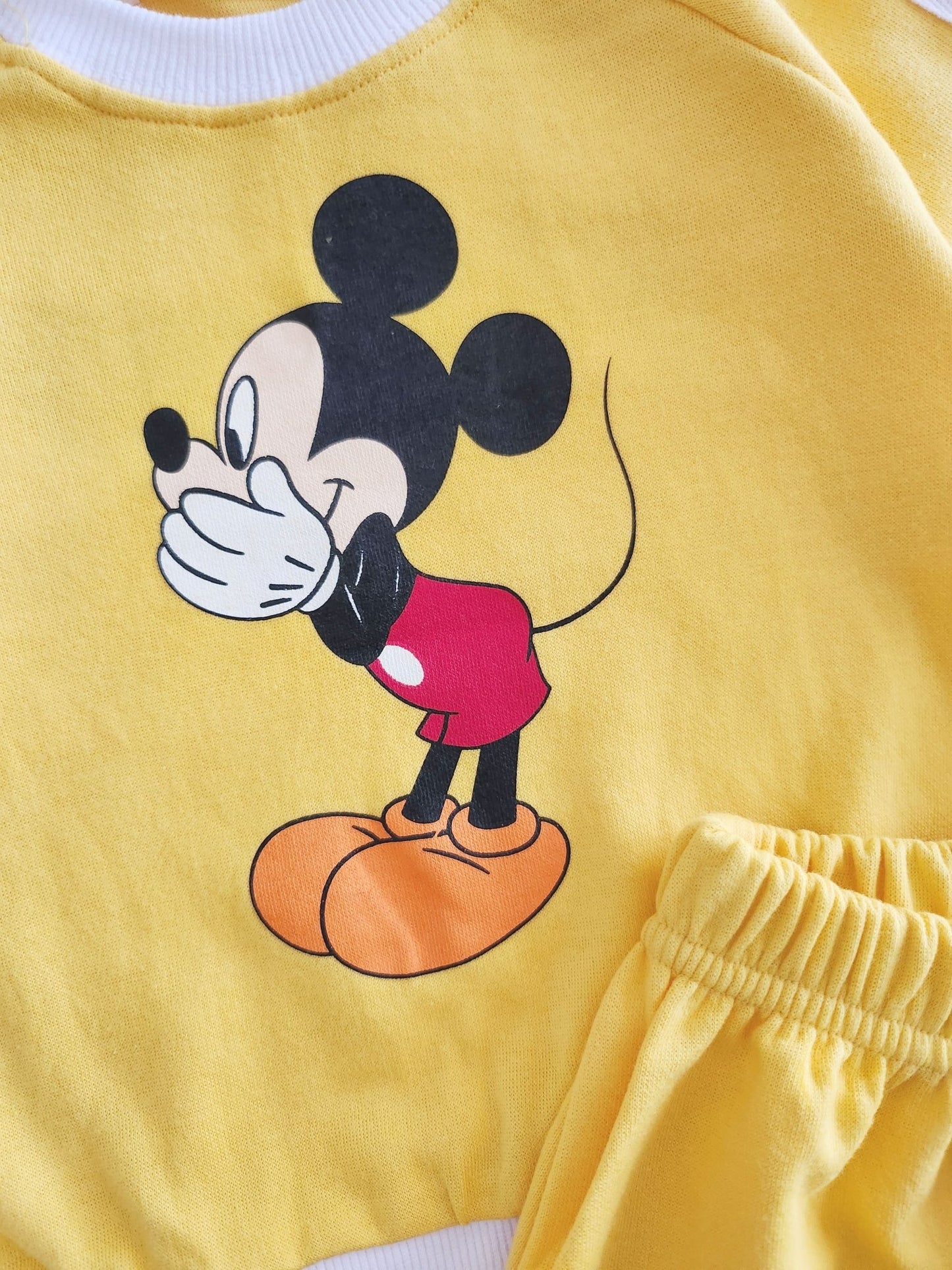 Toddler Disney Taped Sweatshirt and Pants Set (1 - 5y) - 3 Colors kids outfit