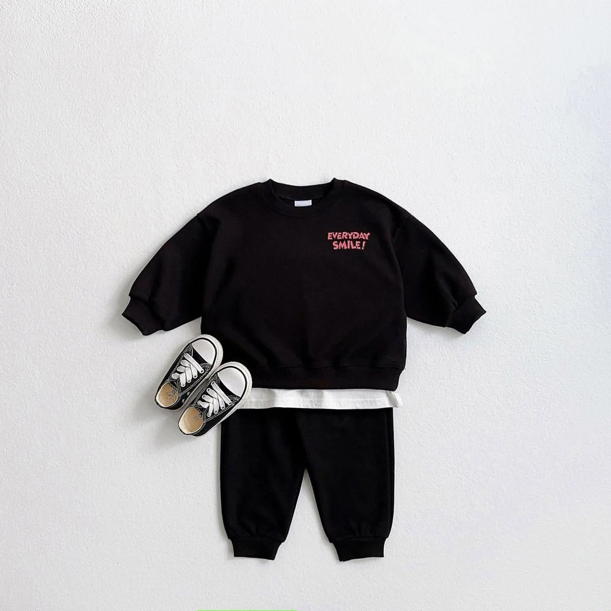 Toddler Everyday Sweatshirt and Jogger Pants Set (1 - 5y) - 4 Colors kids outfit