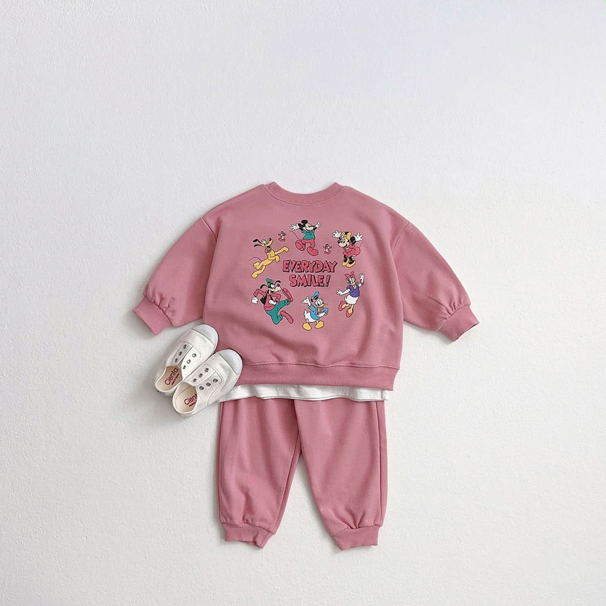 Toddler Everyday Sweatshirt and Jogger Pants Set (1 - 5y) - 4 Colors kids outfit