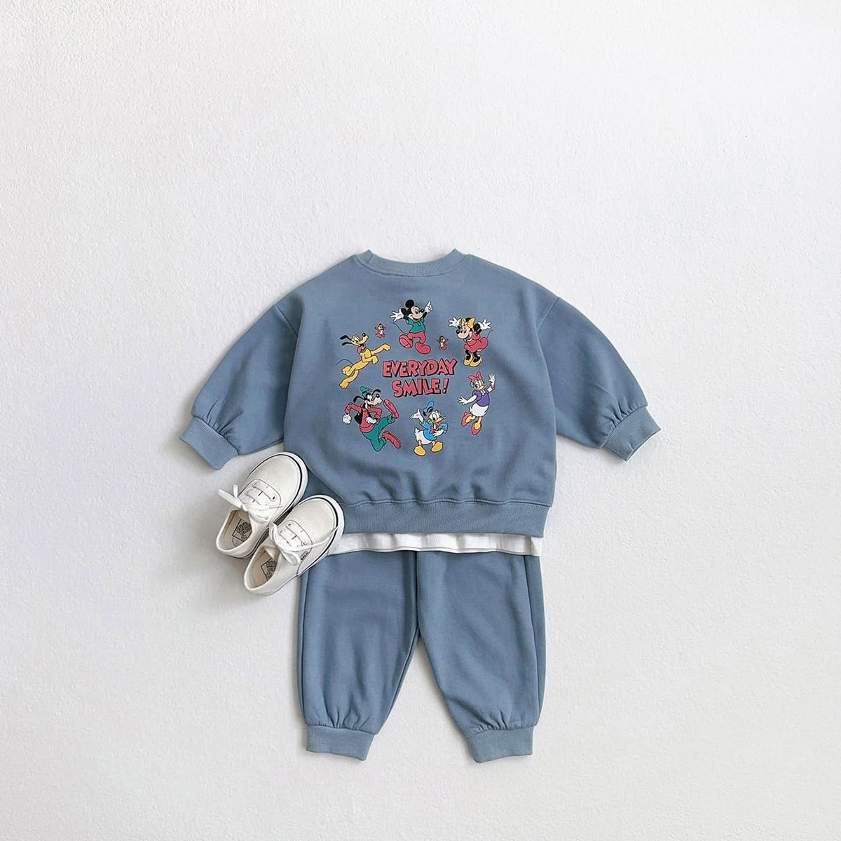 Toddler Everyday Sweatshirt and Jogger Pants Set (1 - 5y) - 4 Colors kids outfit