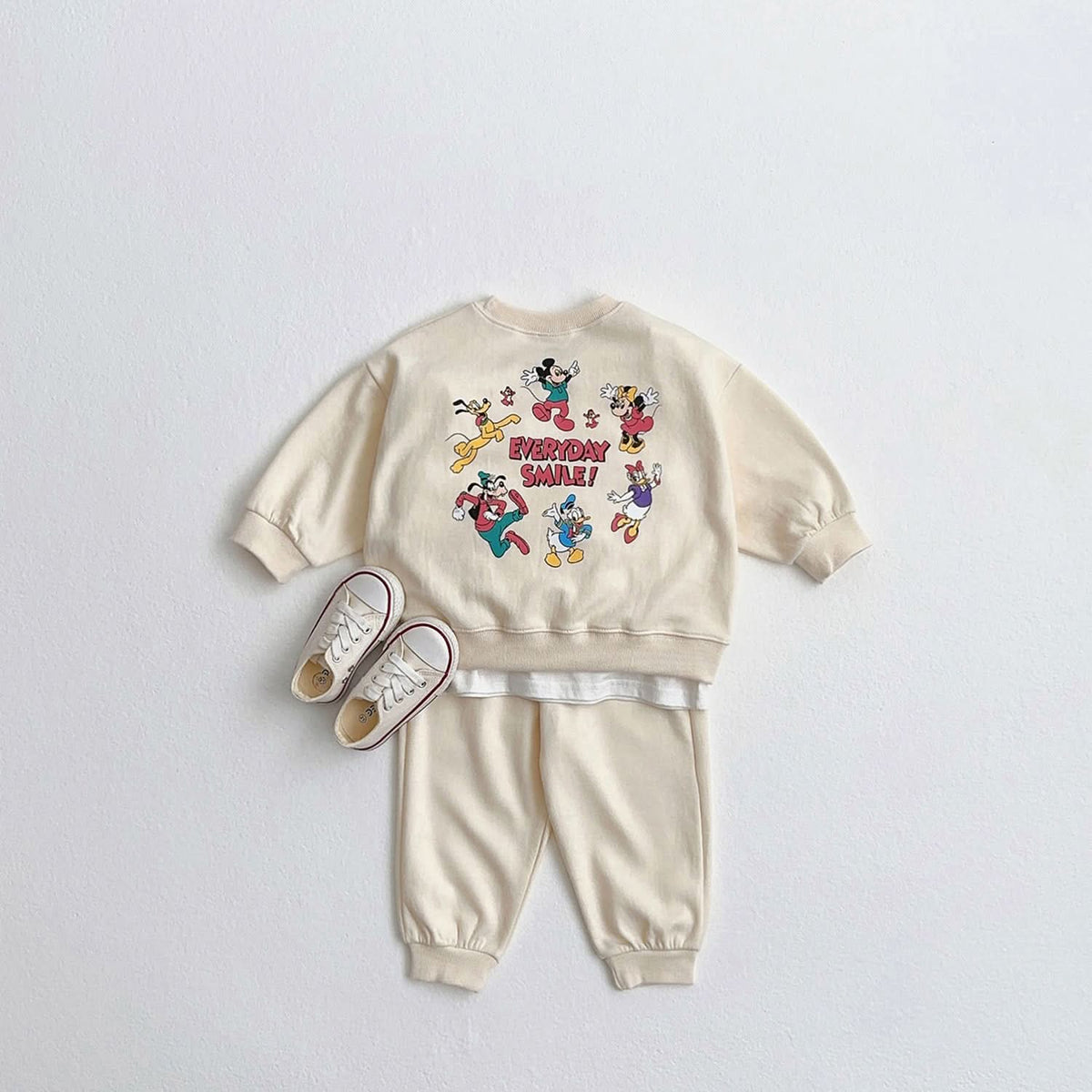 Toddler Everyday Sweatshirt and Jogger Pants Set (1 - 5y) - 4 Colors kids outfit