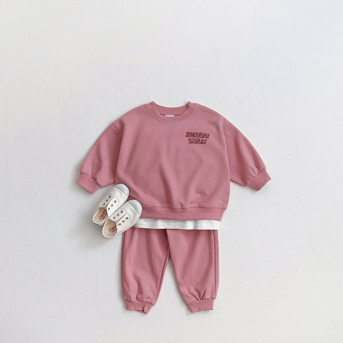 Toddler Everyday Sweatshirt and Jogger Pants Set (1 - 5y) - 4 Colors kids outfit
