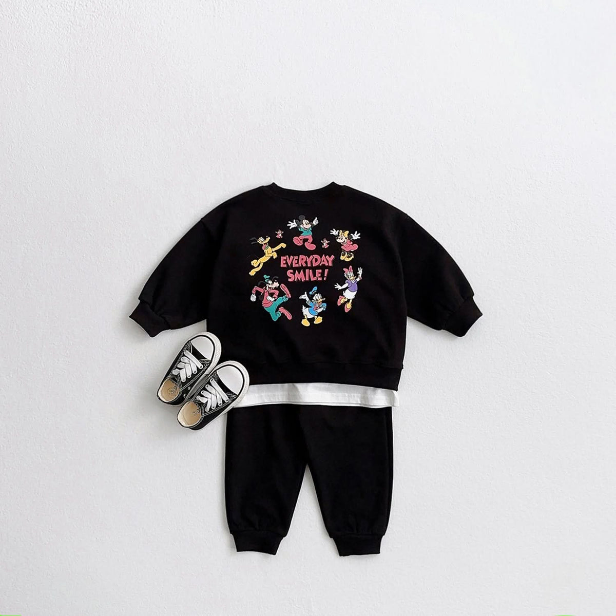 Toddler Everyday Sweatshirt and Jogger Pants Set (1 - 5y) - 4 Colors kids outfit