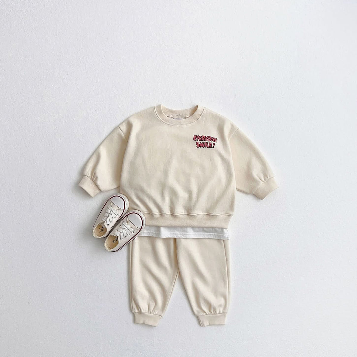 Toddler Everyday Sweatshirt and Jogger Pants Set (1 - 5y) - 4 Colors kids outfit