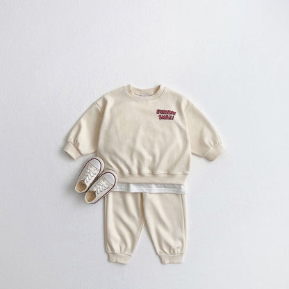 Toddler Everyday Sweatshirt and Jogger Pants Set (1 - 5y) - 4 Colors kids outfit