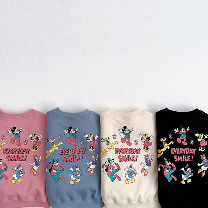 Toddler Everyday Sweatshirt and Jogger Pants Set (1 - 5y) - 4 Colors kids outfit