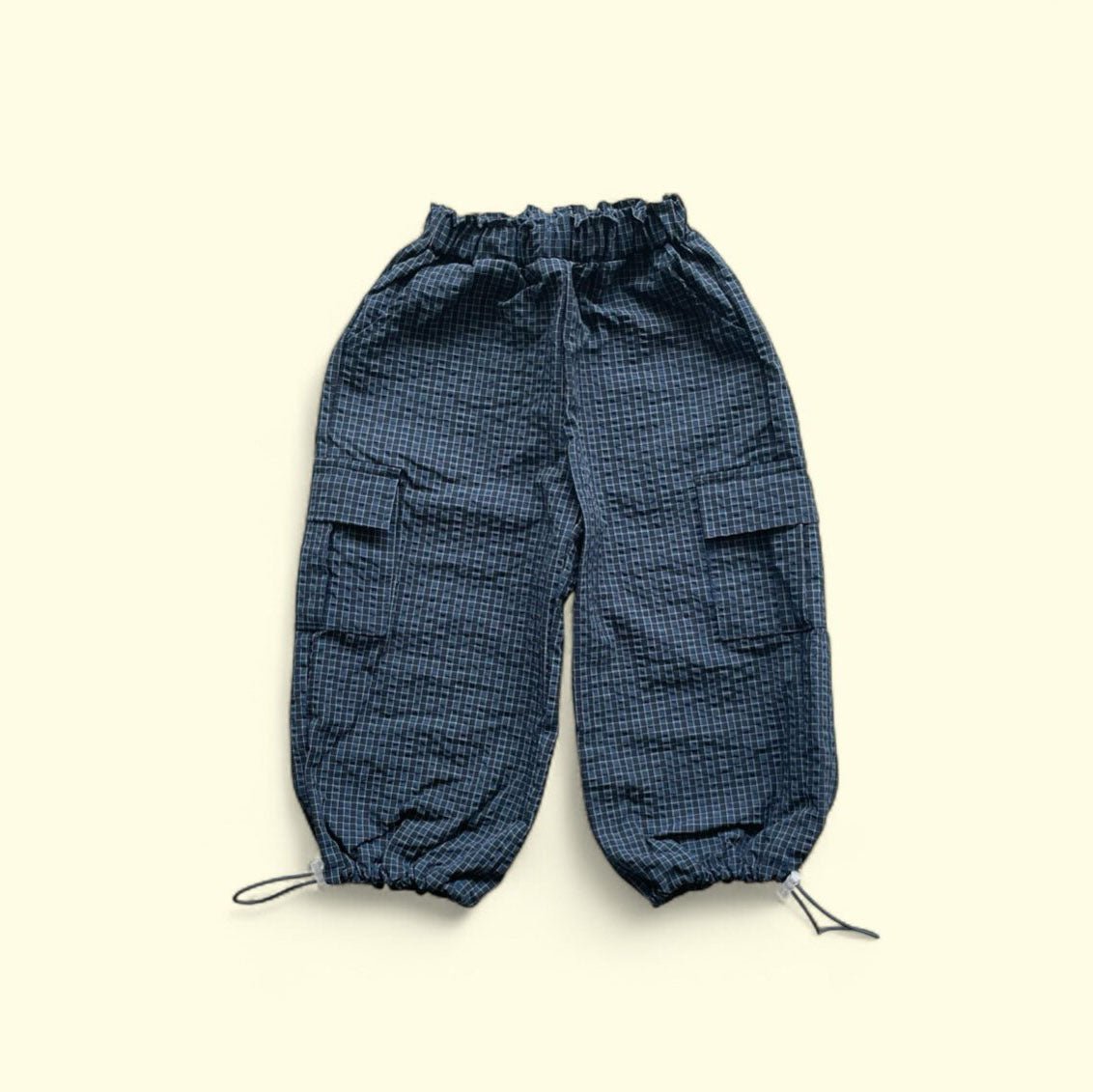 Toddler F25 Adjustable Hem Plaid Cargo Pants (3 - 7y) - 2 Colors kids outfit