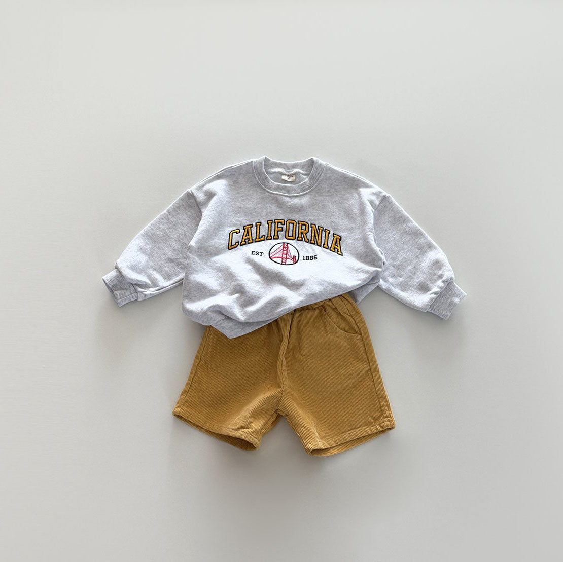 Toddler F25 California Long Sleeve Sweatshirt (12m - 7y) - 2 Colors kids outfit
