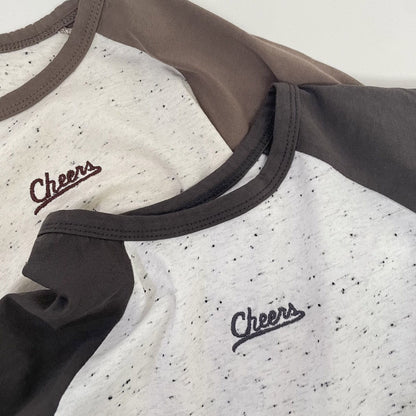 Toddler F25 Cheers Raglan Long Sleeve Top (1 - 7y) - 2 Colors kids outfit