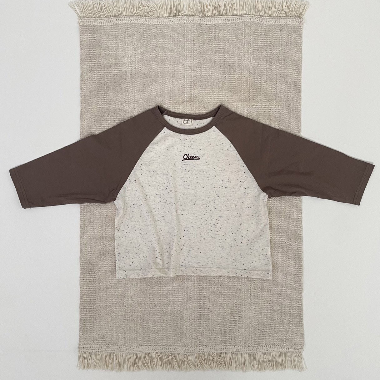 Toddler F25 Cheers Raglan Long Sleeve Top (1 - 7y) - 2 Colors kids outfit