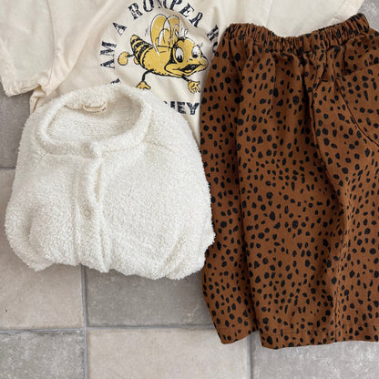 Toddler F25 Cheetah Pull - on Pants(1 - 7y) - 2 Colors kids outfit