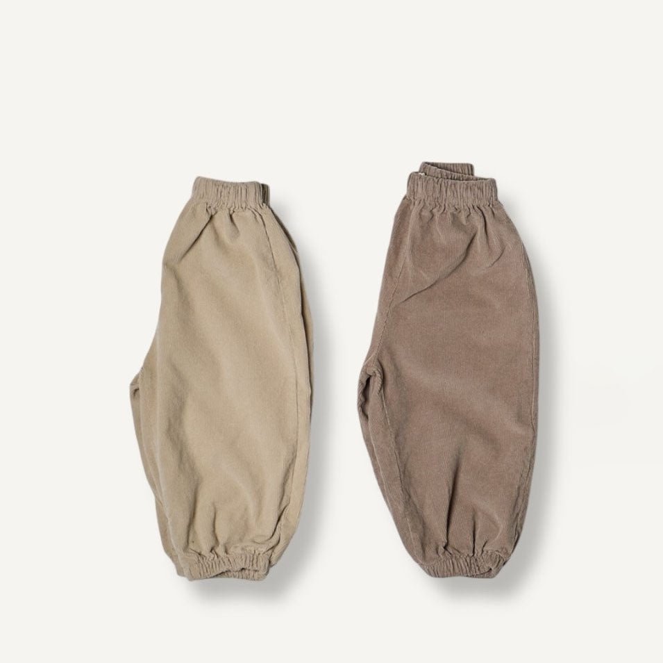 Toddler F25 Comfy Corduroy Jogger Pants (2 - 8y) - 2 Colors kids outfit