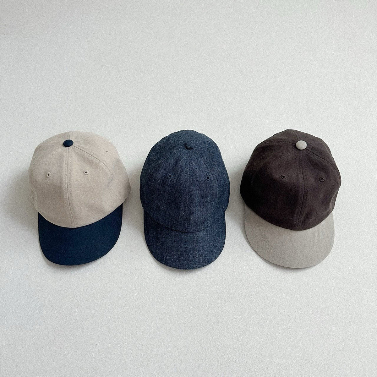 Toddler F25 Contrast Brim Baseball Cap (1-4y) - 3 Colors kids outfit