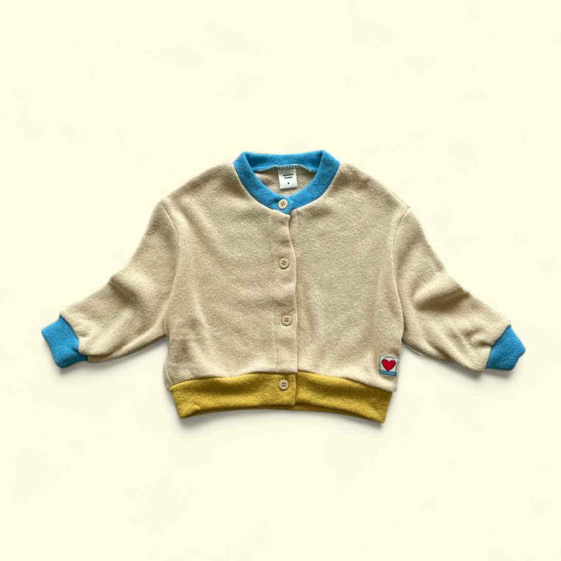 Toddler F25 Contrast Hem Cardigan (3 - 7y) - 2 Colors kids outfit