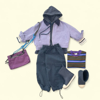 Toddler F25 Corduroy Collar Garment Dyed Jacket (3 - 7y) - 2 Colors kids outfit