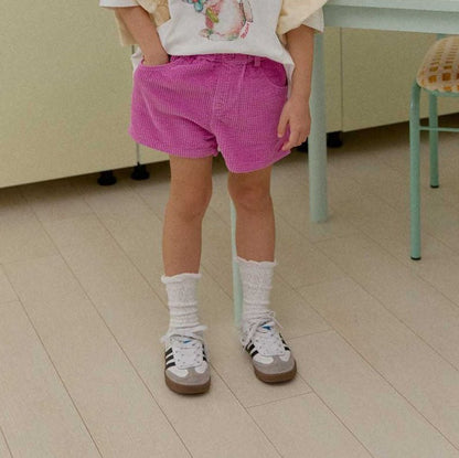 Toddler F25 Corduroy Shorts (2 - 7y) - 2 Colors kids outfit